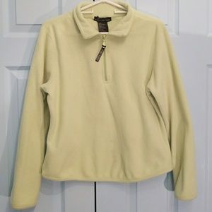 Lime Fleece pullover sweater